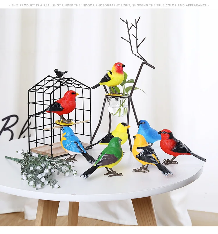 Электронная игрушка милая Поющая птица Интерактивная имитация запястья