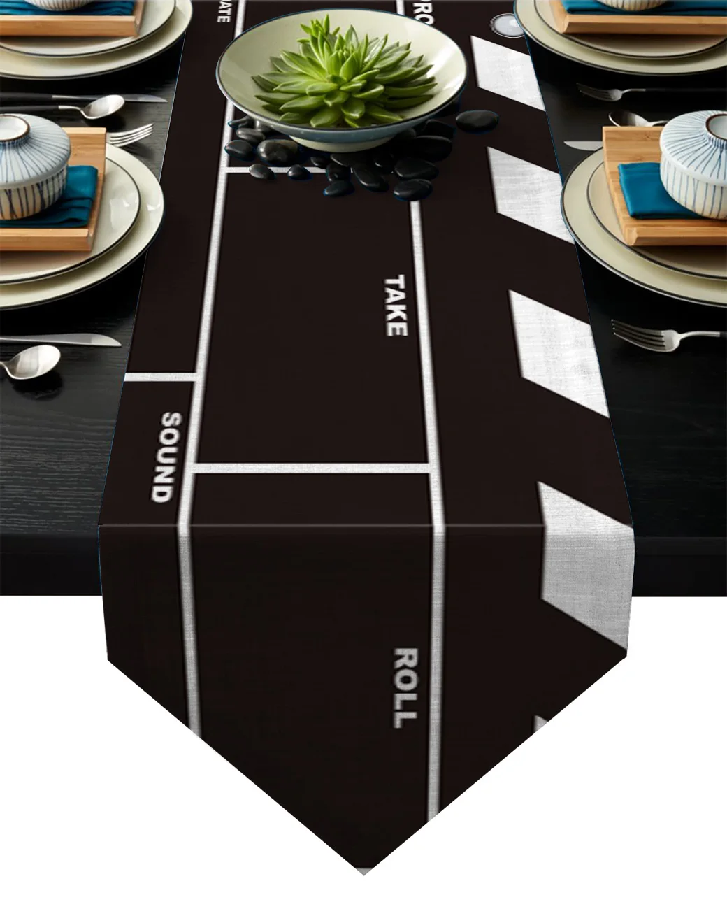 Film Props Wallboard Table Runner Flag Home Party Decorative Tablecloth Runners | Дом и сад