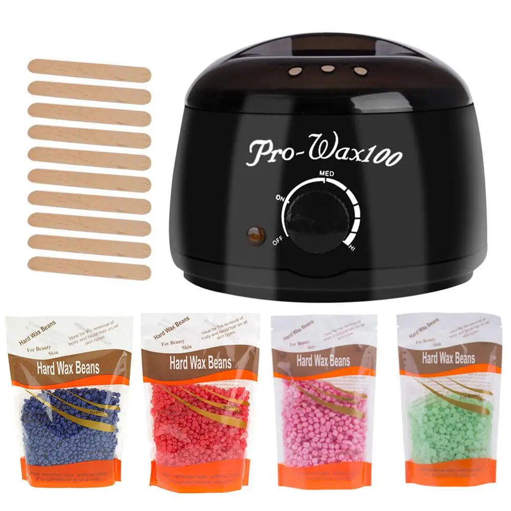 200cc 500cc Hand Wax Machine Hot Paraffin Wax Warmer Heater Body Depilatory Salon SPA Hair Removal Tool with Wax Dropshipping