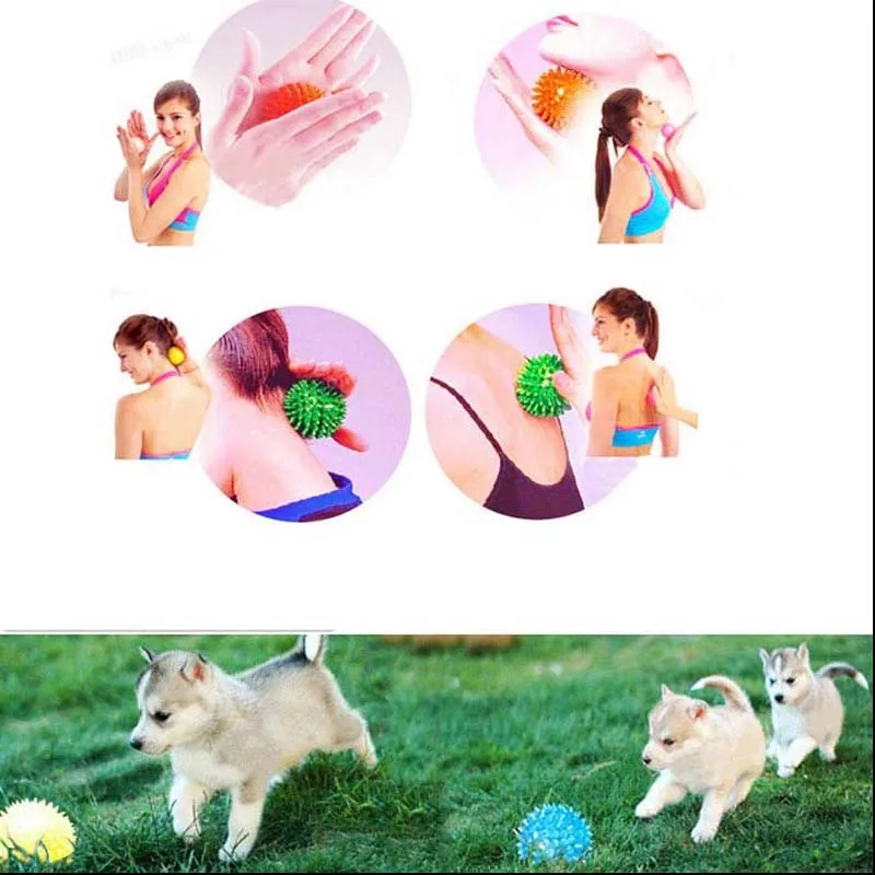 20 штук Светодиодный светильник вверх колючие мяч мигает сенсорные отскакивающий