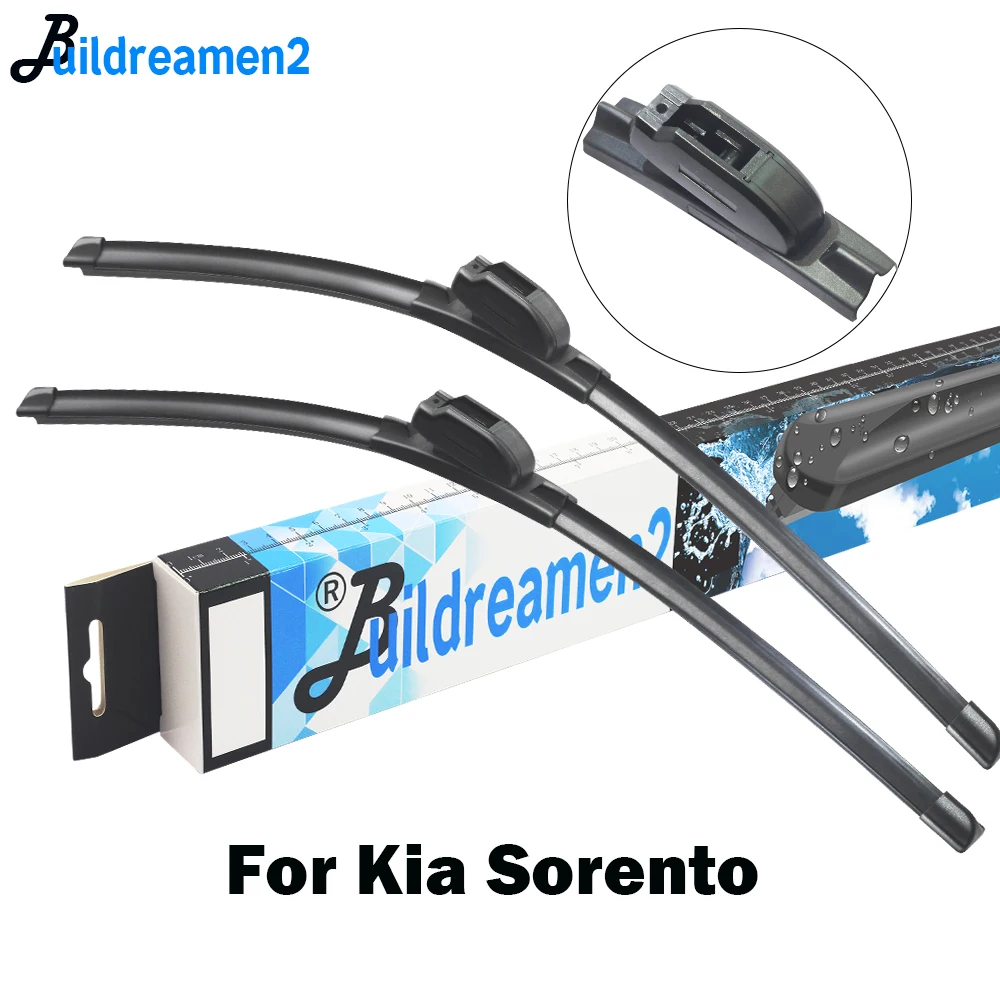 Щетка стеклоочистителя Buildreamen2 для Kia Sorento 2002-2018 резиновая бескаркасная |