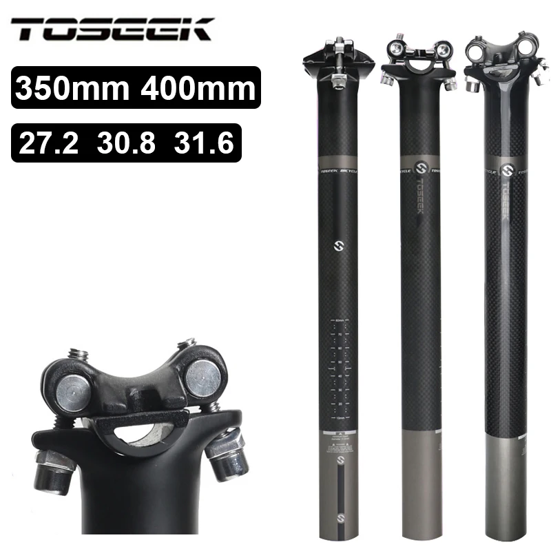 

Подседельный штырь для горного велосипеда из углеродного волокна, 3K, матовый глянцевый Подседельный штырь для велосипеда, ультралегкий Под...