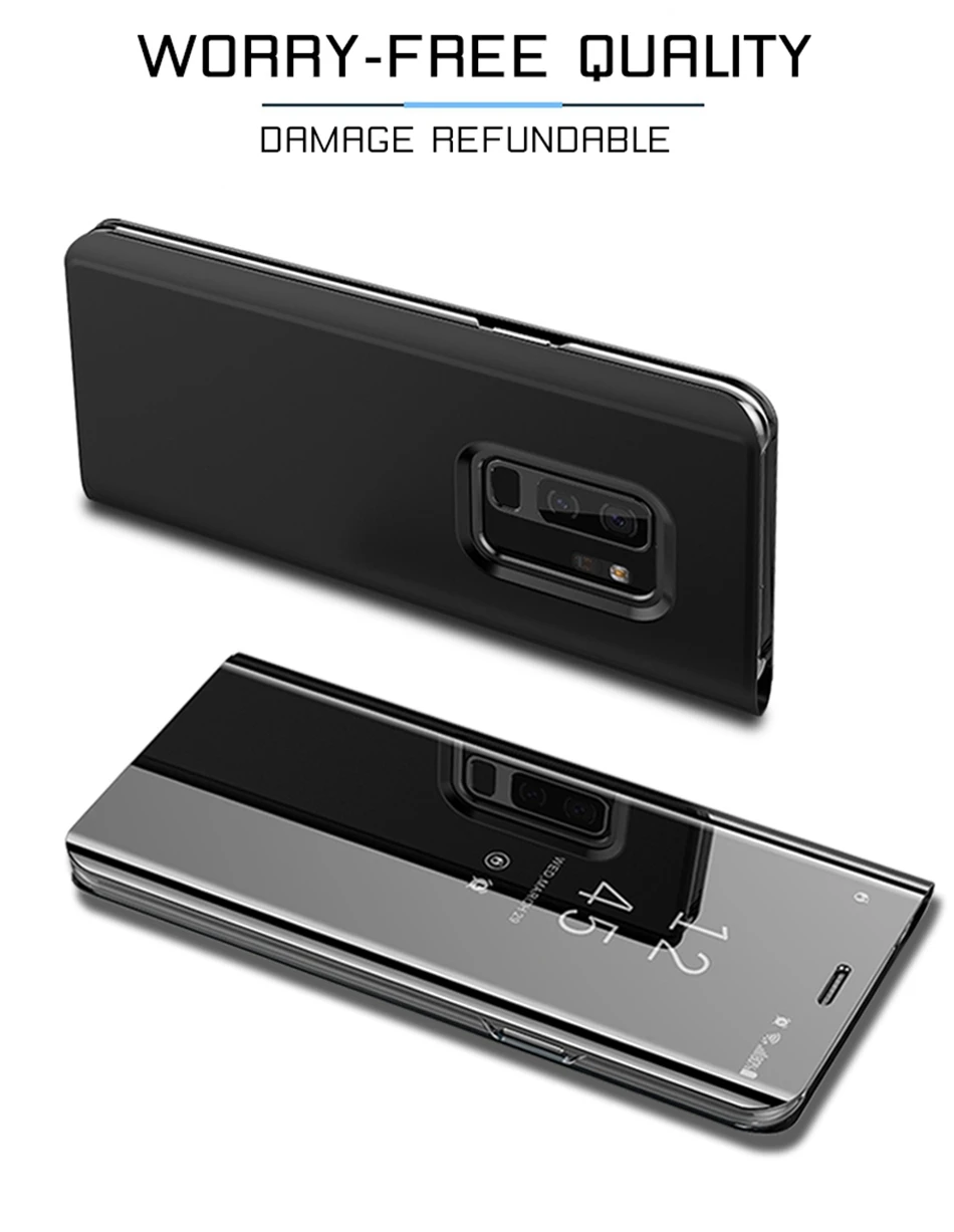 KISSCASE умный зеркальный флип-чехол для samsung Galaxy A50 A70 A40 A30 A90 A80 A20 A10 M40 M30 M20 A9 S10E S10 S9 S8 плюс Funda чехол на самсунг а50 for samsung a70 a80 a50