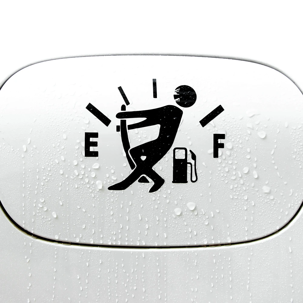 Автомобильная забавная наклейка на топливный бак указатель топлива пустая для MG