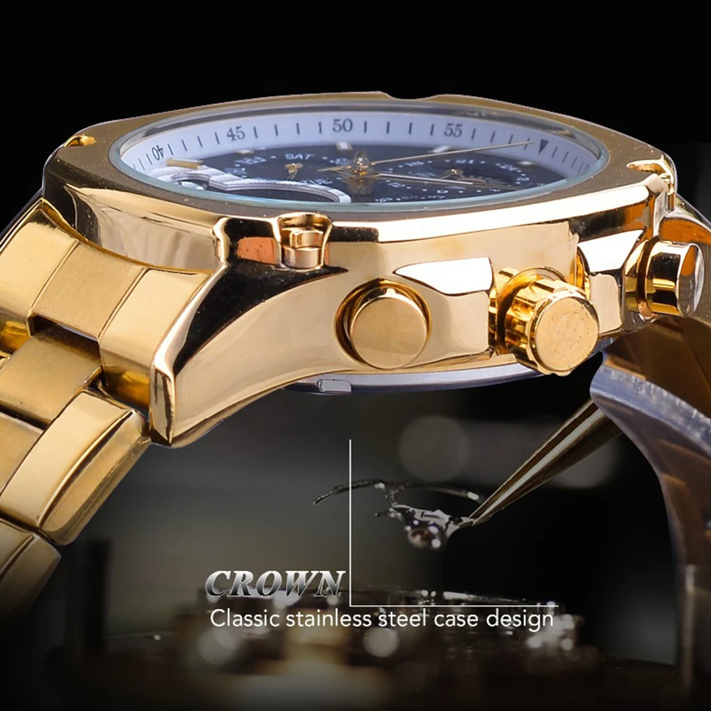 Мужские автоматические механические часы лучший бренд класса люкс Fywheel наручные