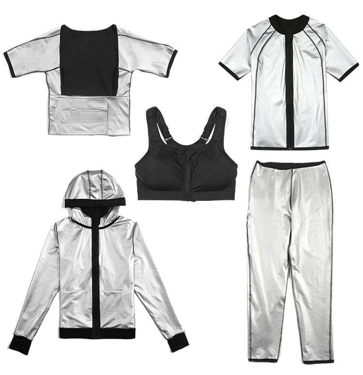 

Women Sauna Suit Sweating Sportswear Top Fitness Gym Trening Sweatshirt Outfits Weight Loss Gym Training Yoga Sets Clothes