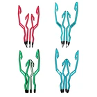 Декоративный светильник для шлема, наклейка на шлем, светодиодный холодный светильник в полоску, светящиеся наклейки, аксессуары для шлема, светильник