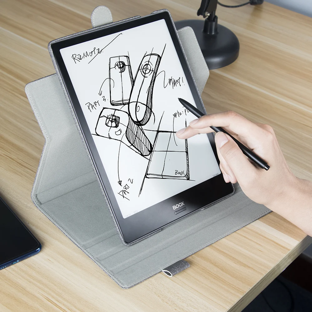 Boox NOTE2 10 3 &quotиз искусственной кожи Folio чехол складной кобура Встроенный для