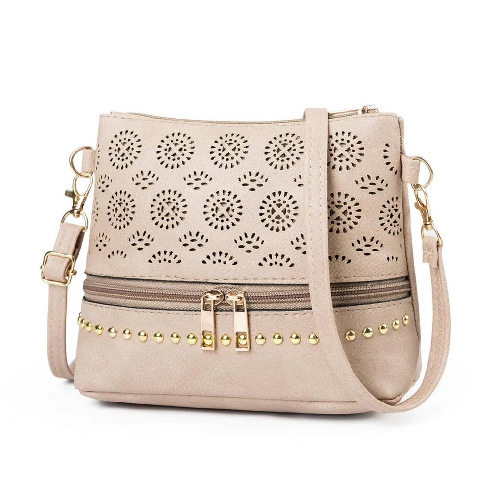 Винтажная Ретро сумка с вырезами Цветочная сумка-конверт тонкая женская кожаная