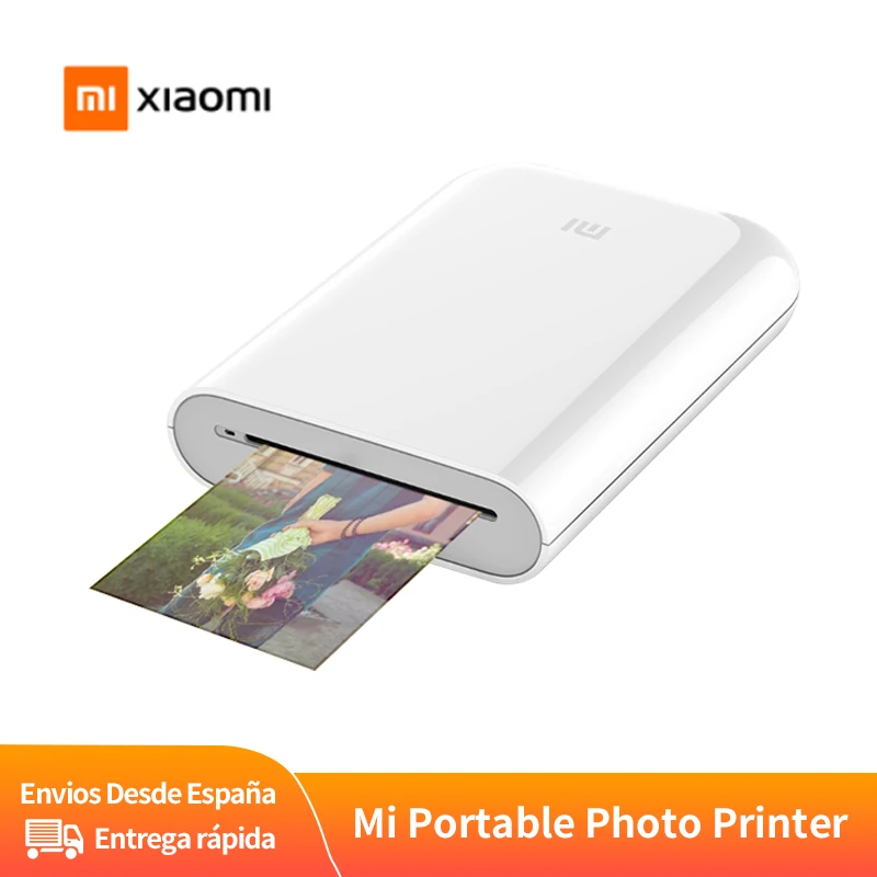 Портативный принтер Xiaomi Mijia AR 300 точек/дюйм, карманное фотоустройство, принтер «сделай сам» с Bluetooth для обмена фотографиями, 500 мАч