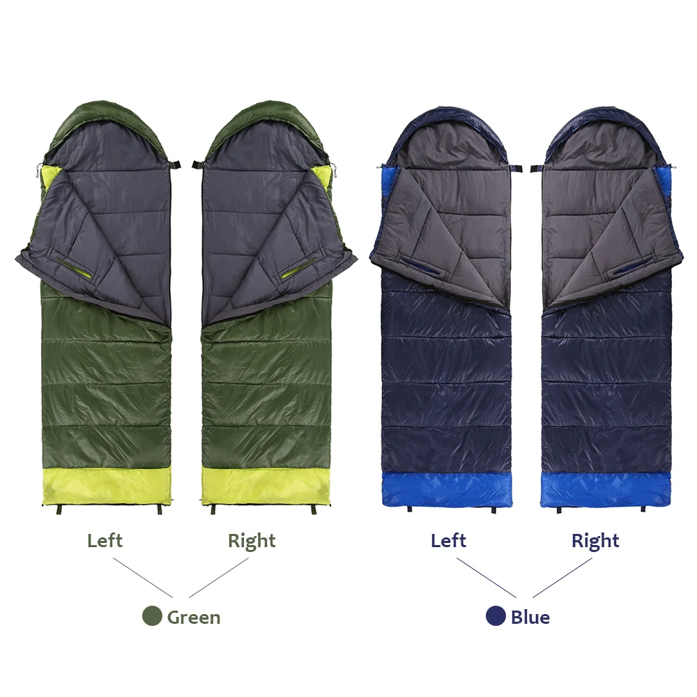 Новый зимний теплый наружный спальный мешок для кемпинга утолщенный хлопковый