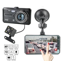 leepee car dvr auto dashcam dual lens touch screen g sensor wdr dash cam 4 hd 1080p video recorder camera auto accessories