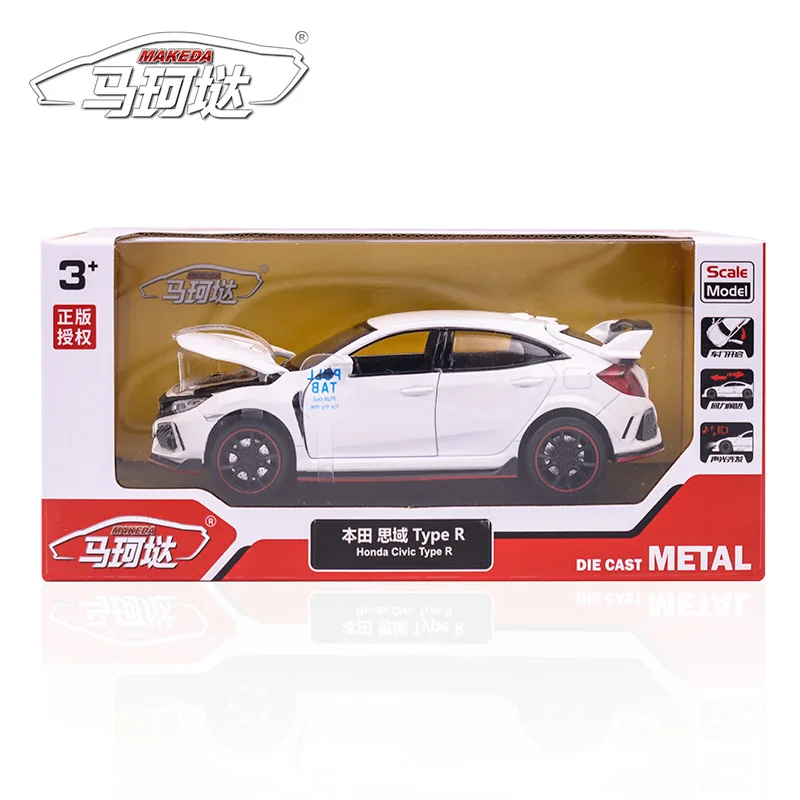 Литые под давлением коллекционные модели автомобилей 1:32 CIVIC игрушки из сплава
