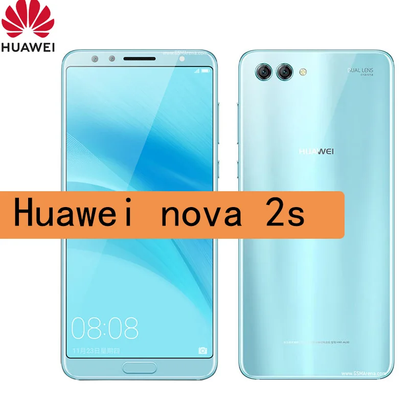 mobile phone refurbished smartphone huawei nova 2s celular 21601080 20mp android 8 0 octa core free global shipping