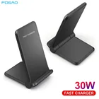 Беспроводное зарядное устройство FDGAO 30 Вт Qi для iPhone 13 12 11 Pro XS MAX XR X 8 Samsung S10 S20 S21, держатель для быстрой зарядки, зарядное устройство для телефона