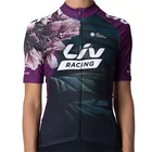 Новейшая летняя футболка liv с коротким рукавом, женская уличная спортивная рубашка, велосипедная куртка, дышащая и быстросохнущая футболка mtb uci