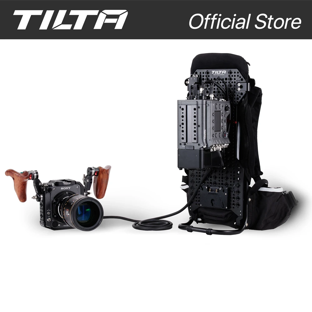 tilta esr t13 res v camera cage and backpack system for sony venice rialto v mount free global shipping