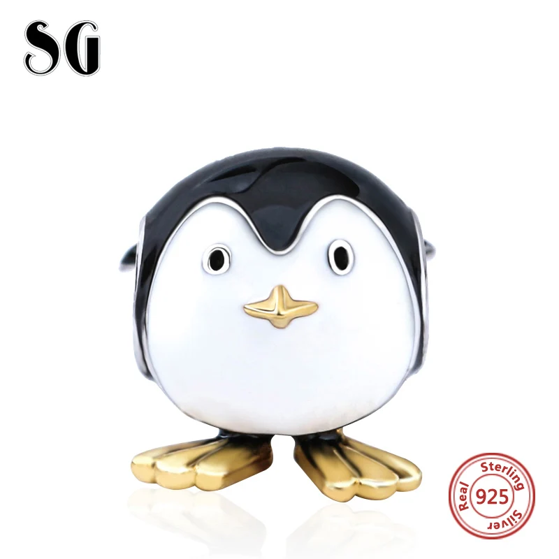 SG коллекция милых животных пингвинов diy европейские Подвески 925 | Бусины -32832402954