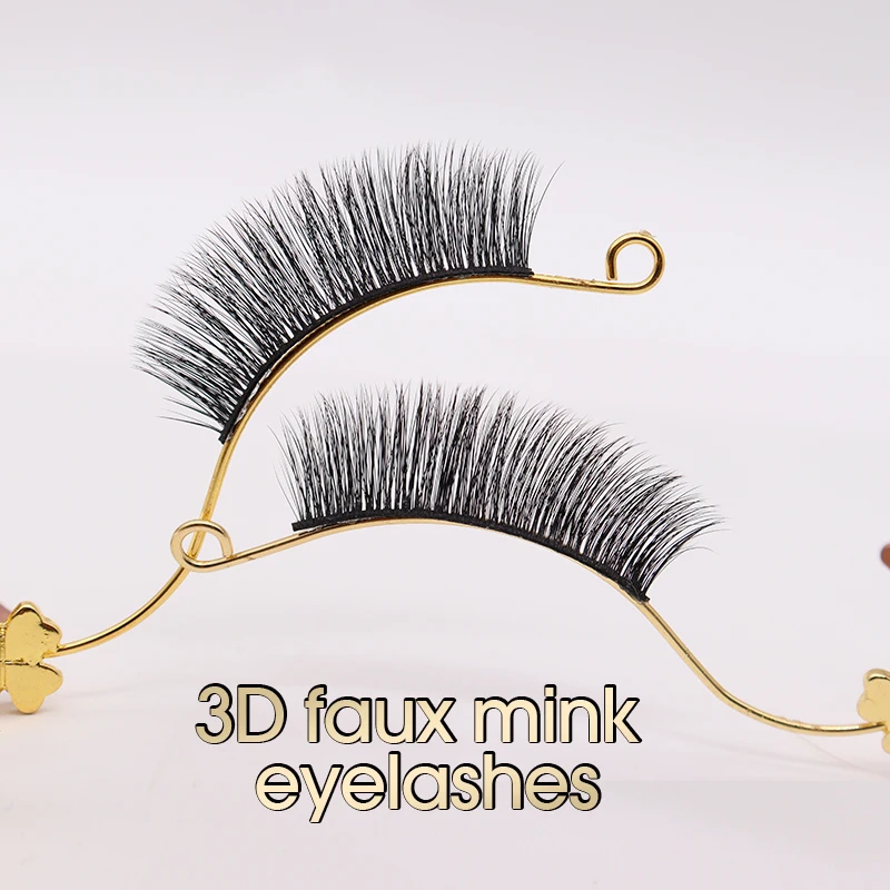 

4 Pairs False Eyelashes Natural Soft Cross Thick Eyelashes Multi-layer Imitation Mink False Eyelashes Female Makeup Tools