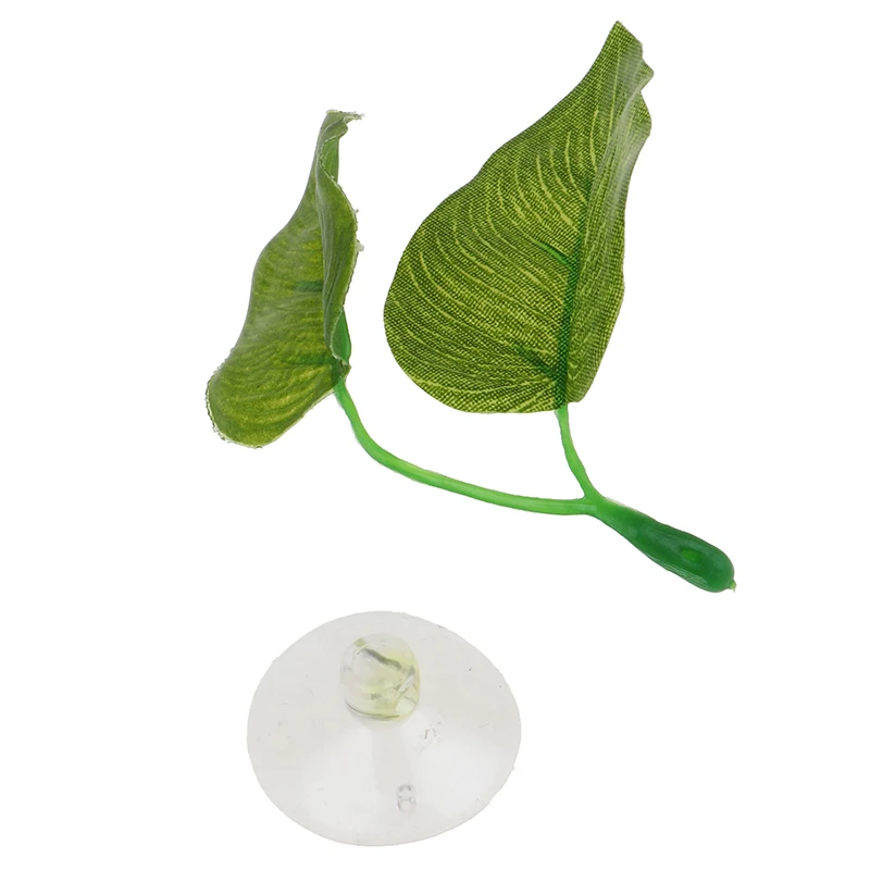 Аквариумные аксессуары искусственный растительный лист гамак рыба тропическая