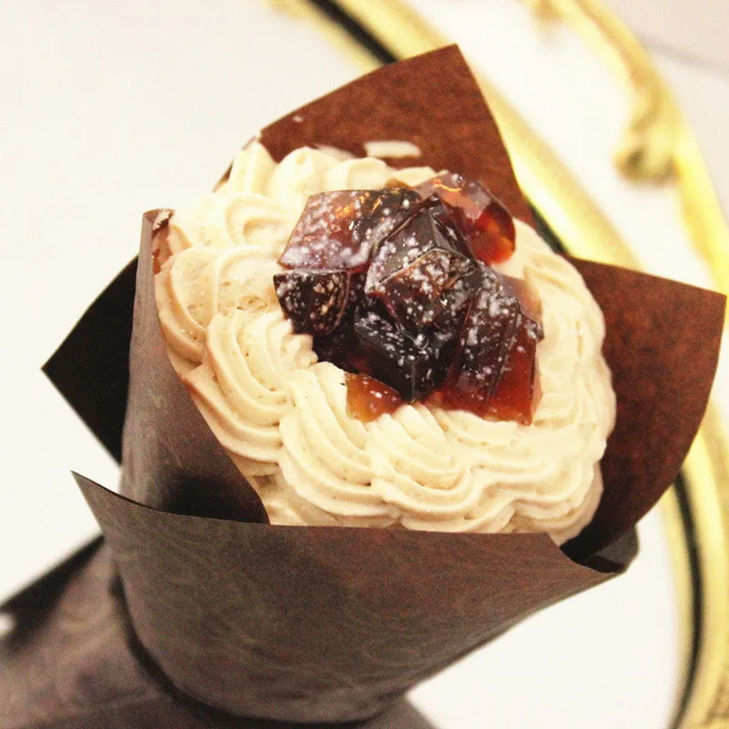 50 шт. вкладыши для капкейков выпечки чашки Бумага тюли Wrappe чехол торт форма