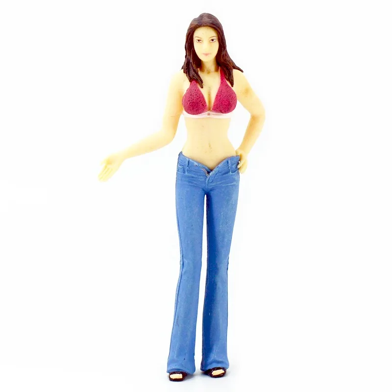

1/18 Sexy Beauty Racing Girl Model Car Model Scene Display PVC Standing Dolls Models Figure Doll For Collection Ornaments Show