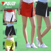 2021 pgm womens golf skirt summer slim short skirt for ladies anti exposure patchwork skorts girls sportswear 4 colors xs xl