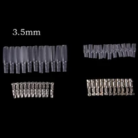 wholesale 10 sets bullet terminal car electrical wire connector diameter 3 5mm pin set female male sheath