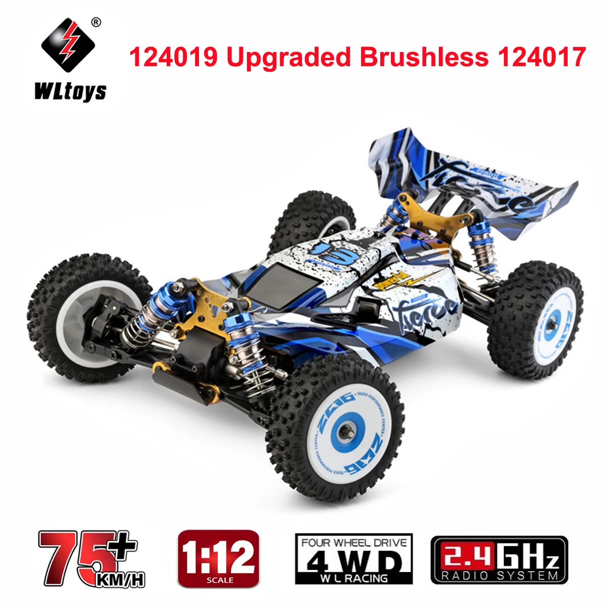 

Wltoys XK 124017 Upgraded Brushless 1/12 4WD 75km/h High Speed RC Car Vehicles Metal Chassis Models Racing Off Road Buggy Toys