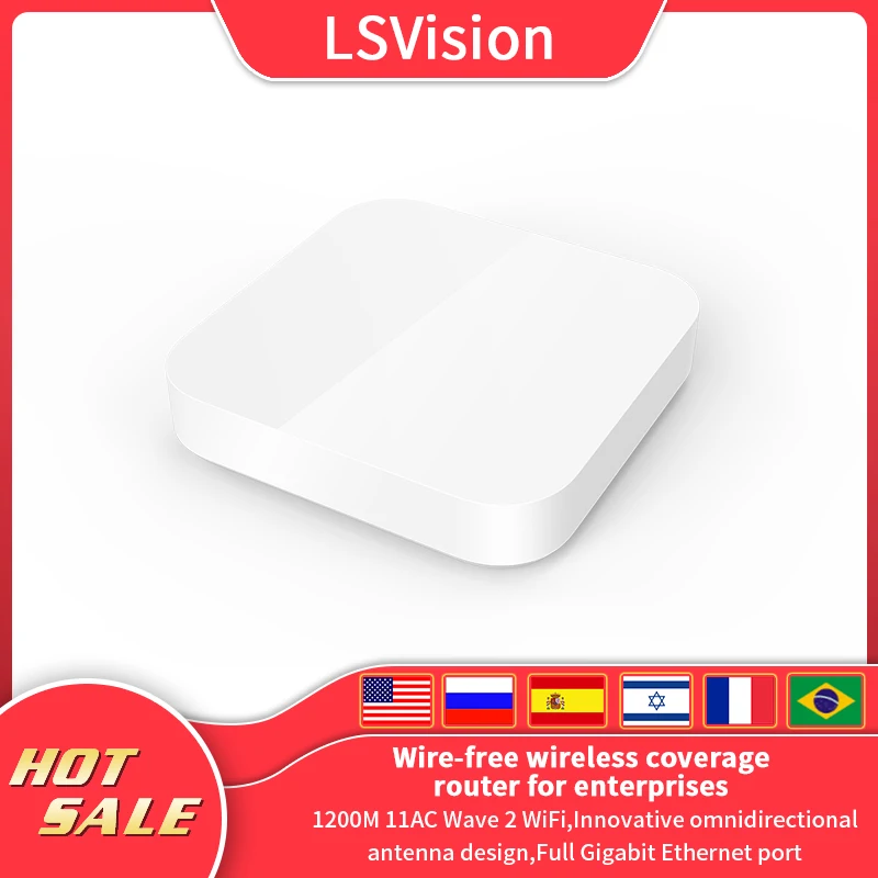 Сетчатый роутер LSvision EW9 с полным покрытием для дома AC1200M двойной полосой 2 4G/5G