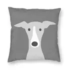 Наволочка для подушки Greyhound с итальянским изображением собаки, домашняя декоративная наволочка для подушки Sihthound, декоративная подушка для автомобиля с двусторонней печатью