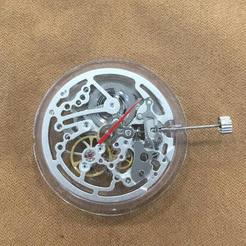 

Hollow Out Automatic Winding Movement 3 Hands Skeleton Watch Movement For TY2809 Watch Spare Parts