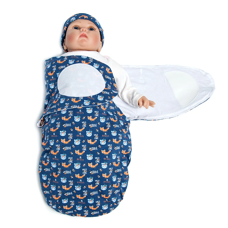 2 pcs/pack Newborn Baby Swaddle Wrap for 0-3 month Infant Sleeping Bag | Мать и ребенок