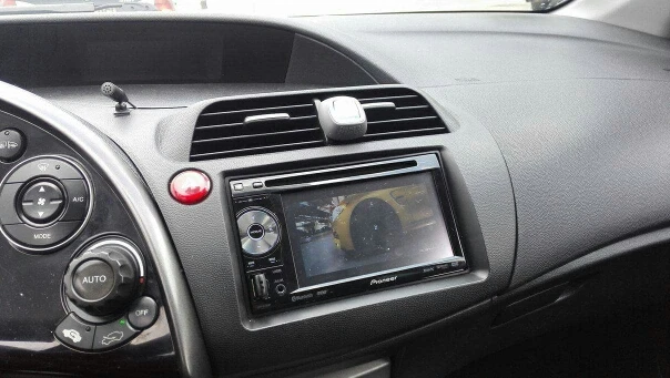 Радио фасции для Honda Civic хэтчбек 2006-2011 2 Din DVD стерео CD панель приборная панель монтажный комплект отделки лицевой рамы ободок