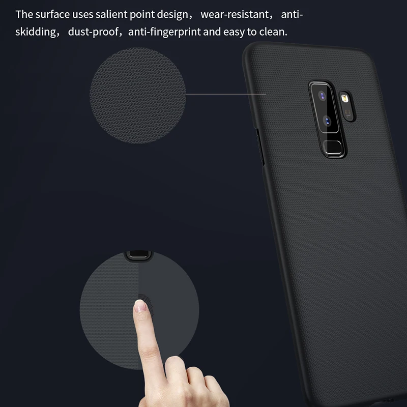 Чехол для Samsung Galaxy S9 S8 S10 E Plus Note9 NILLKIN суперматовая защитная задняя крышка Note 8 9