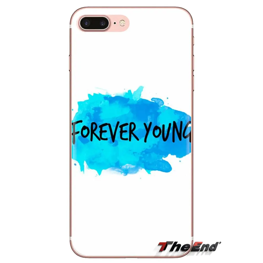 Forever Young Famous Quote For Xiaomi Redmi 4A S2 Note 3 3S 4 4X 5 Plus 6 7 6A Pro Pocophone F1 Soft Transparent Cases Covers |
