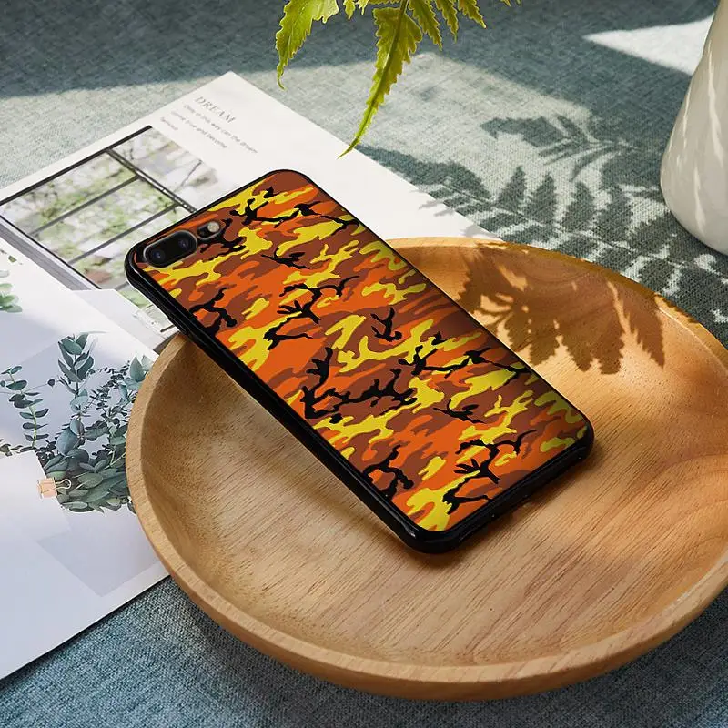 Мягкий чехол из ТПУ с камуфляжным узором для Apple IPhone X XR XS MAX 5 5S 5C SE 6 S 7 8 Plus ipod touch