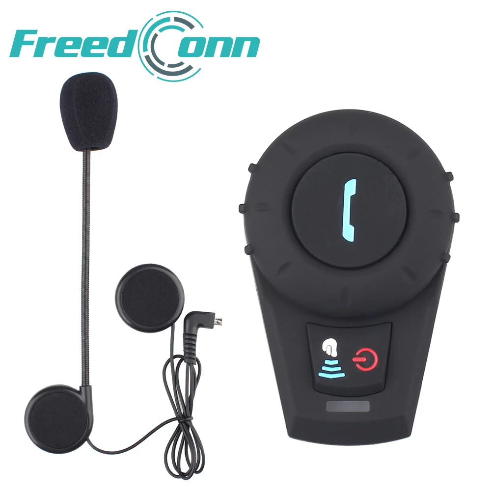 1 шт. FreedConn FDCVB Bluetooth мотоциклетный шлем домофон Водонепроницаемый FM Мото Переговорные Гарнитуры 2 гонщиков мягкий или жесткий микрофон
