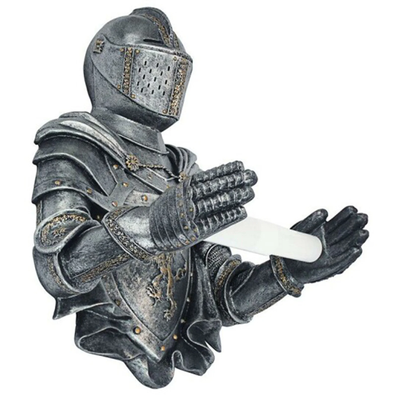 

A Knight to Remember Gothic Bath Tissue Holder Bathroom Toilet Paper Holder HEE889