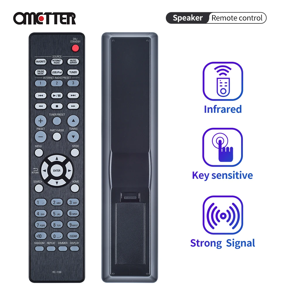 

New For DENON RC-1159 RC1159 Home Theater Audio/Video Receiver Remote Control Fernbedienung