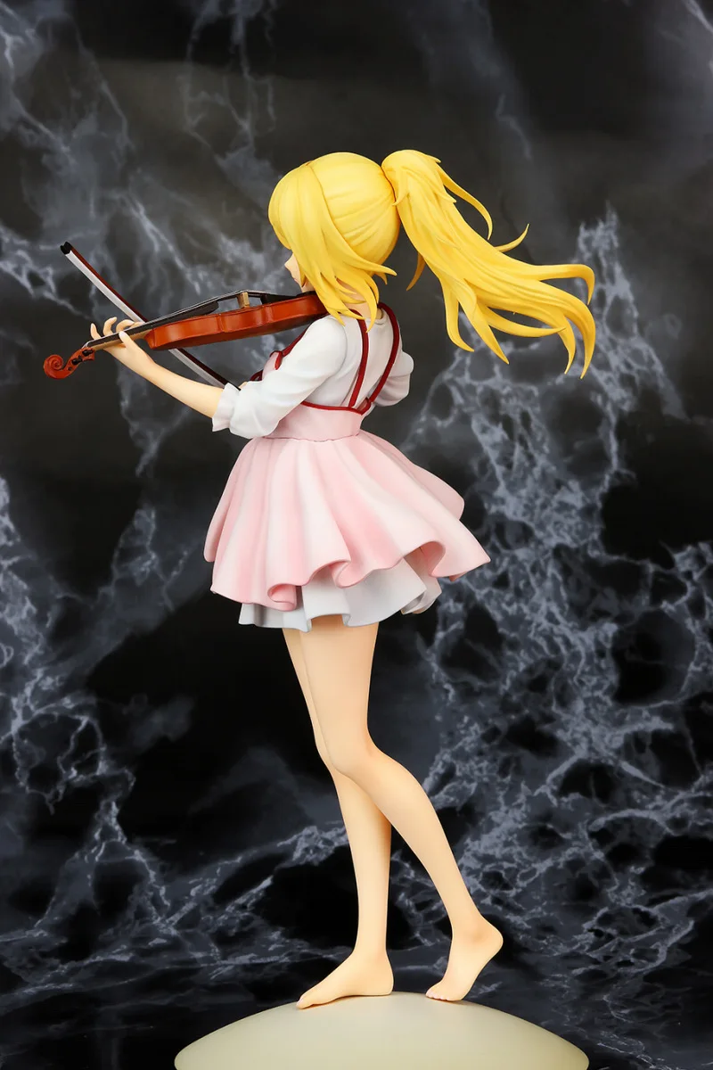 Японская экшен ваша лежа в апреле Kaori Miyazono скрипка мультяшная кукла ПВХ фигурка
