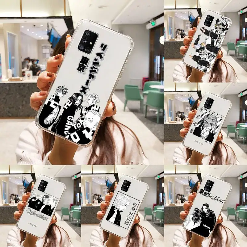 

Tokyo Revengers Phone Case Transparent For Samsung A51 A50 A71 A70 A81 M60S Note S21 S 20 10 9 8 11 E Plus Ultra
