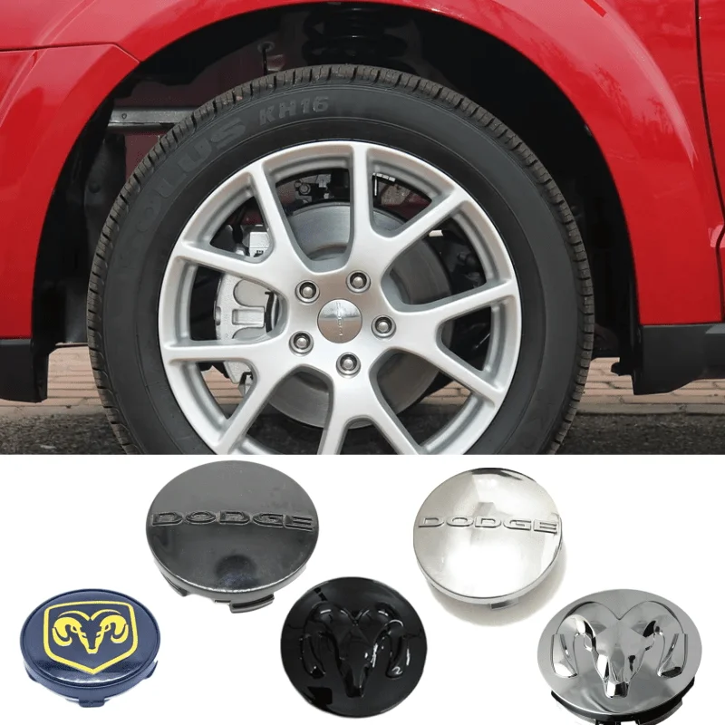 

4Pcs 54/60/63mm Car Wheel Center Hub Cover for Dodge Ram 1500 Durango Journey Caliber Challenger Jcuv Caravan Emblem Accessories