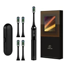 Электрическая зубная щетка JESSLAB Z30 для взрослых, ультразвуковая Водонепроницаемая ультразвуковая зубная щетка с OLED-экраном, умный режим, белый свет