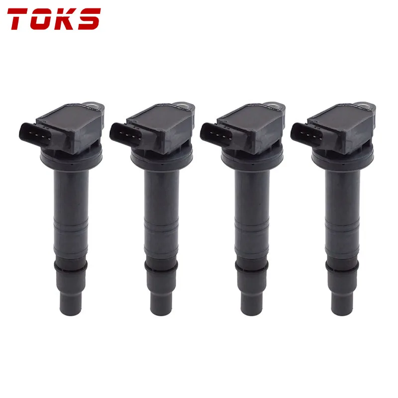 

4pcs 90919-02260 Ignition Coil For Toyota 4Runner Tacoma Corolla FJ Solara Highlander Matria Lexus GS F 10-14 9091902260