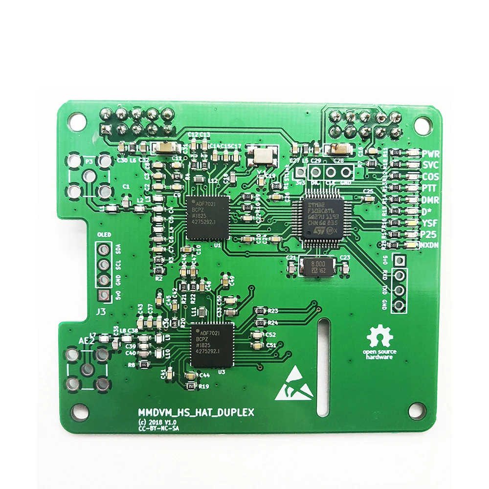 Lusya 2 дюймов TFT OLED Экран MMDVM дуплекс RX TX UHF VHF компиляция java приложений! Поддержка P25