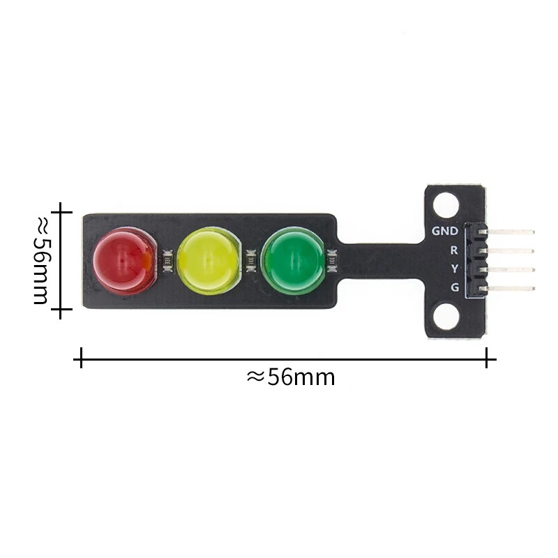 LED traffic lights Светодиодный светильник s светильник-излучающий модуль/цифровой сигнал выходной светильник Модуль движения/электронные строительные блоки - Цвет: LED traffic lights