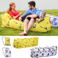 new fashion portable inflatable sofa couch pillow sleeping beds for outdoor camping travelling air folding loungers lazy sofas