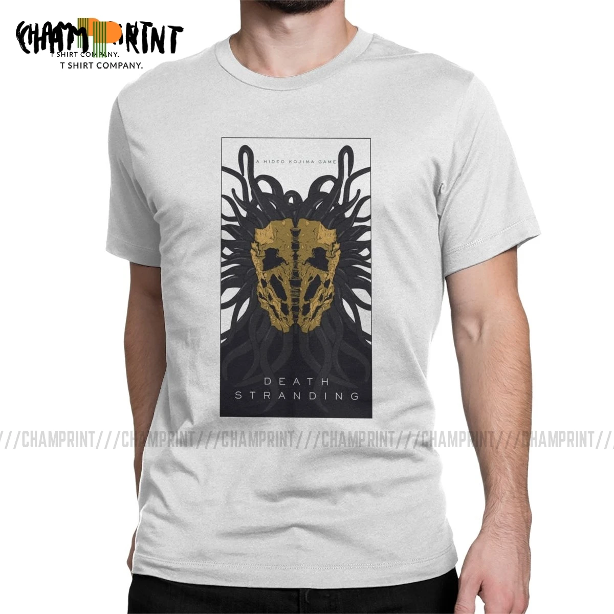 Мужская Футболка Death Stranding 4th Trailer Creature хипстерские футболки с коротким рукавом