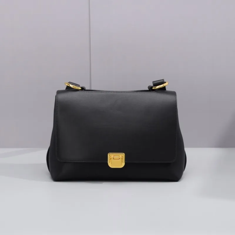 

Fashion Shoulder Bags Brand Cow Split Leather Handbag Casual Women Single Crossbody Bags Solid Color Office Ladies Armpit Bag